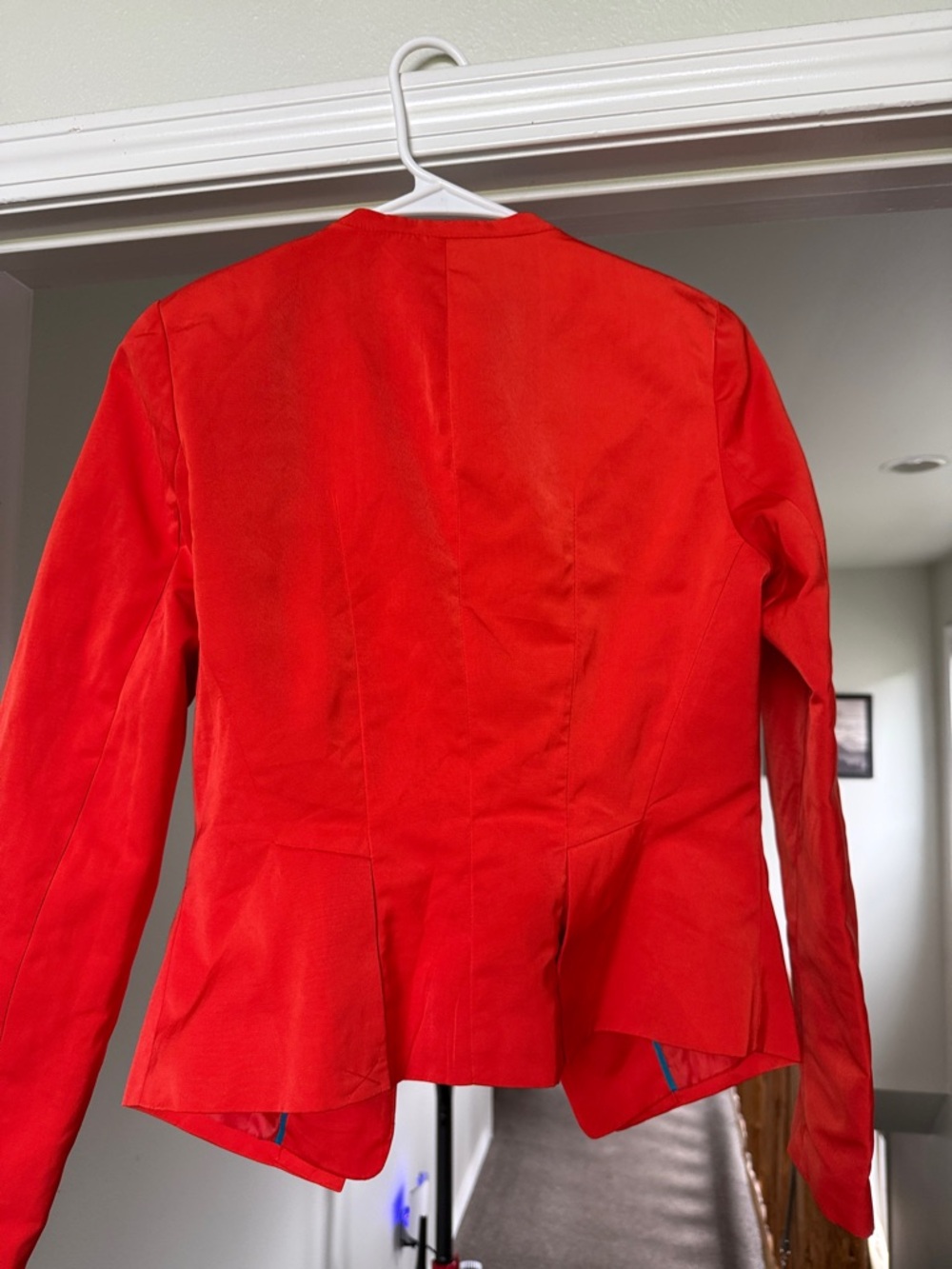 Worthington Orange/Red Open-Front Womens Blazer - Picture 5 of 5